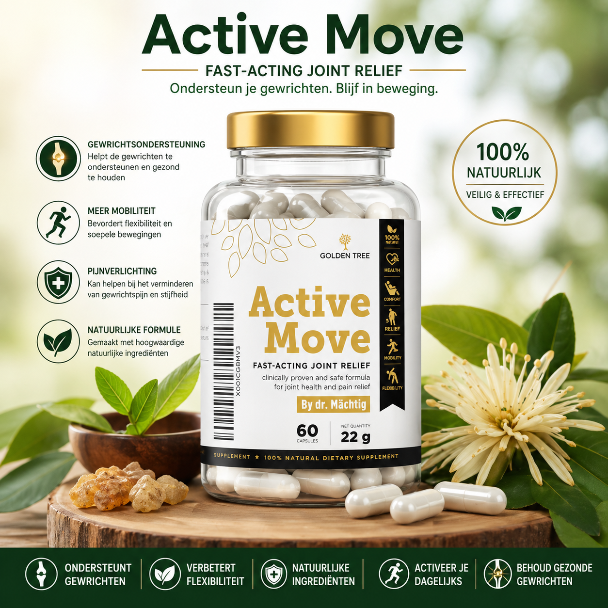 Active Move Joint Health Nederland capsules voor gewrichtsondersteuning