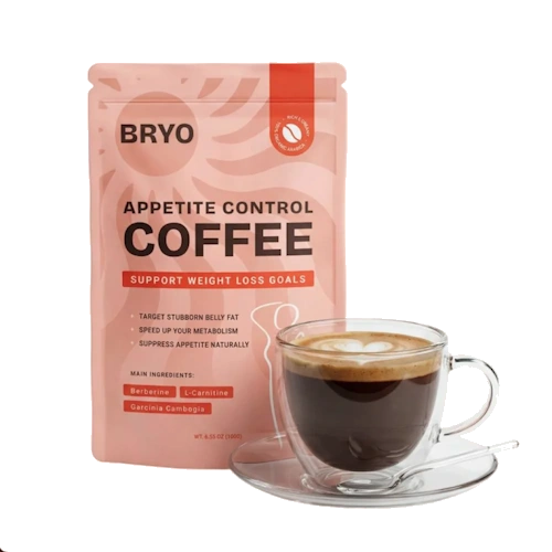 Bryo Appetite Control Coffee Canada review product image showcasing a wellness-focused coffee blend for appetite management, daily energy, and focus support