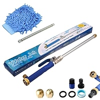 JetHose Pressure Nozzle being used for outdoor cleaning, helping maintain patios, driveways, vehicles, and garden areas.