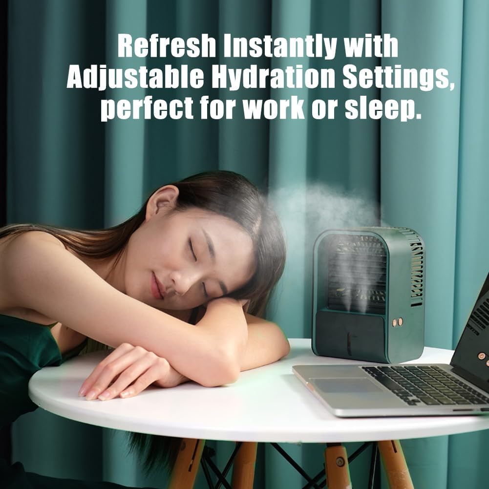HomePro Cooler portable air cooler providing refreshing cool airflow with humidifying comfort for bedrooms, offices, and personal spaces.